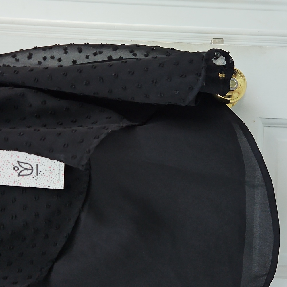 NWT Andree One Shoulder Black Top - Picture 3 of 6